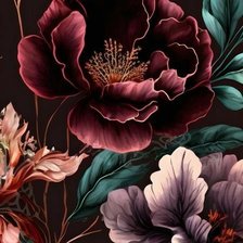 Схема вышивки «Цветы»