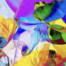 Схема вышивки «Абстракция»