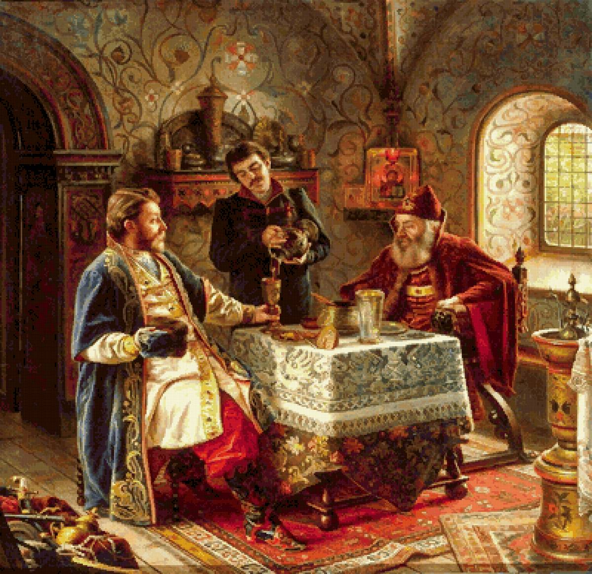 №2702302 - быт, картина, люди - предпросмотр