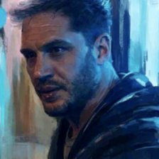 Схема вышивки «Том Харди»