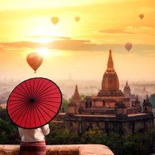 Схема вышивки «вид»