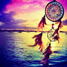 Схема вышивки «Ловец снов»