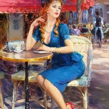 Схема вышивки «La terasa, K. Razumov»