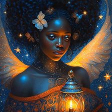 Схема вышивки «девушка»