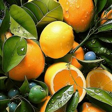 Схема вышивки «Цитрусовая свежесть 2»