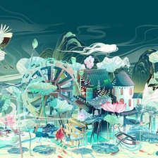 Схема вышивки «Non Nước»