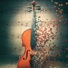 Схема вышивки «Violin»