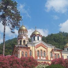 Схема вышивки «Храм»