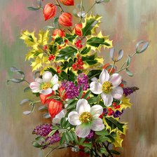 букет с физалисом