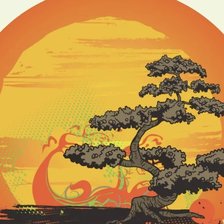 Схема вышивки «Закат»