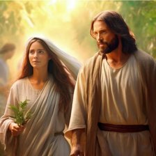 Схема вышивки «Sananda y Magdalena»