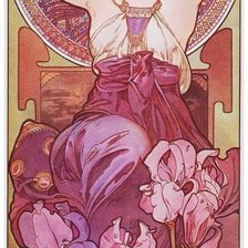 Схема вышивки «аметист большой»