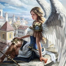 Схема вышивки «Angel»