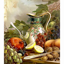 Схема вышивки «натюрморт»