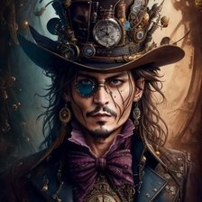 Схема вышивки «Шапкаря»