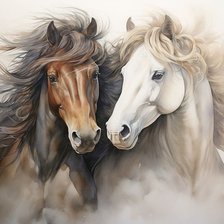 Схема вышивки «пара»