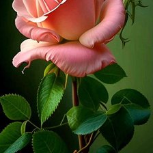 Схема вышивки «роза»