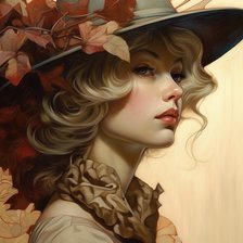 Схема вышивки «красота в Осени»