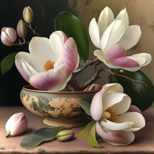 Схема вышивки «Магнолии»