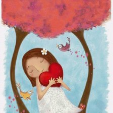 Схема вышивки «Сердечко»