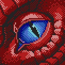 Схема вышивки «Глаз Дракона»