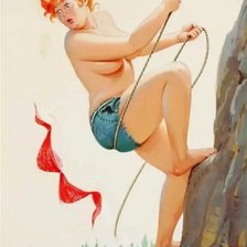 Схема вышивки «РЫЖАЯ ХИЛЬДА»