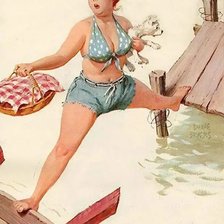 Схема вышивки «РЫЖАЯ ХИЛЬДА»