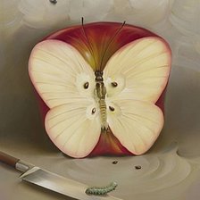 Схема вышивки «Яблоко Дали»