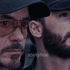 Схема вышивки «Marvel-Tony Stark-Steve Rogers»