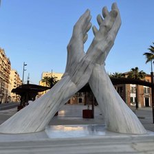 Схема вышивки «Manos unidas»