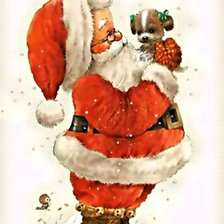 Схема вышивки «Санта»