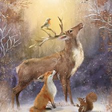 Схема вышивки «forest animals»