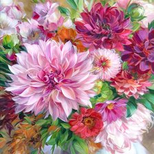 Схема вышивки «Букет»