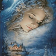 Схема вышивки «Зимний сон»