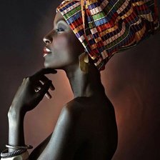 Схема вышивки «Афро»