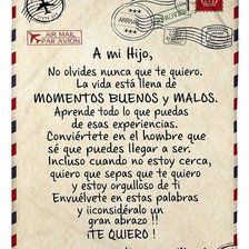 Carta para mi hijo