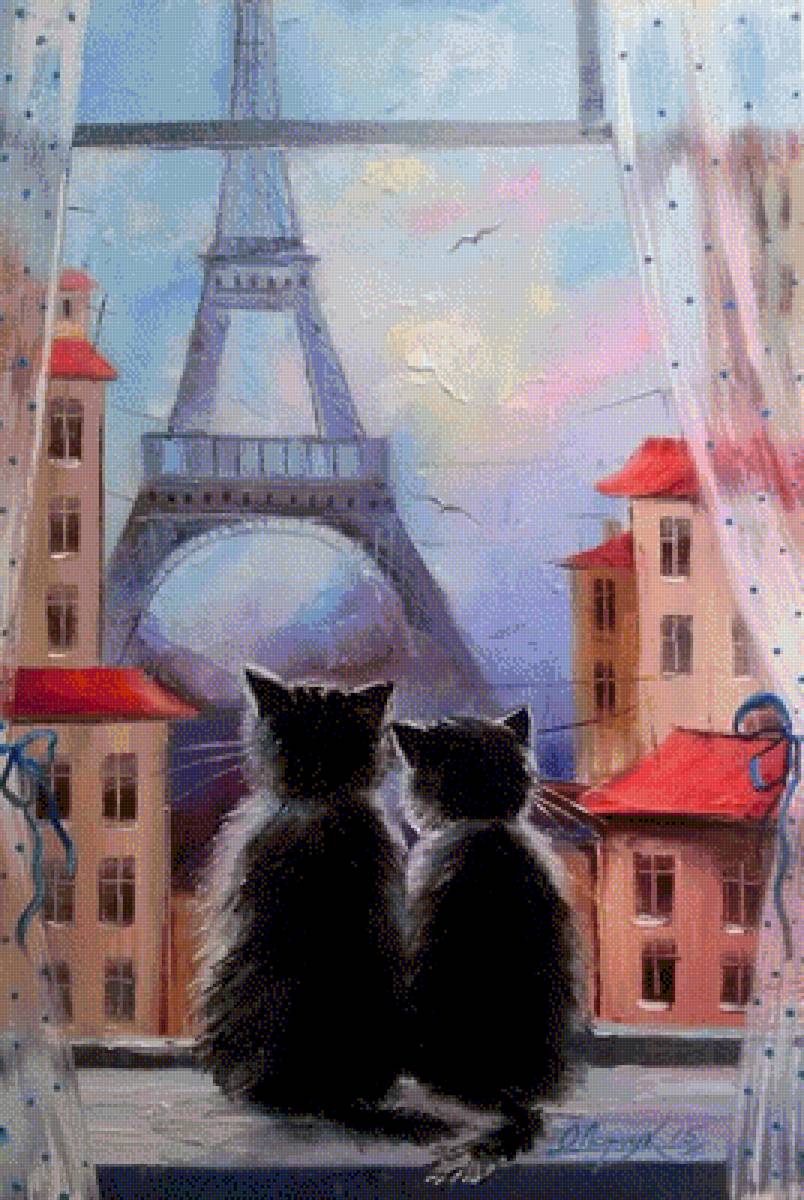 Париж. Ольга Дарчук - русские художники - предпросмотр