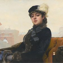 Схема вышивки «Незнакомка»