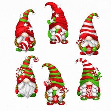 Схема вышивки «гномы»