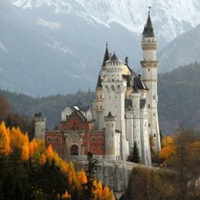 Схема вышивки «нойшванштайн осень»