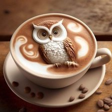 Схема вышивки «Чашка кофе»