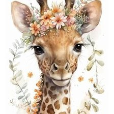 Схема вышивки «Мисс фауна»