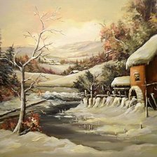 Схема вышивки «Zima»