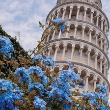 Схема вышивки «Пизанская башня»