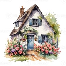 Схема вышивки «Дом мечты»