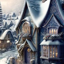 Схема вышивки «Дом милый дом»