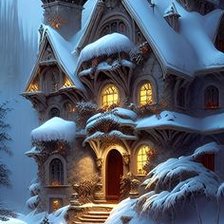 Схема вышивки «дом мечты 3»