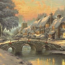 Схема вышивки «Зима»