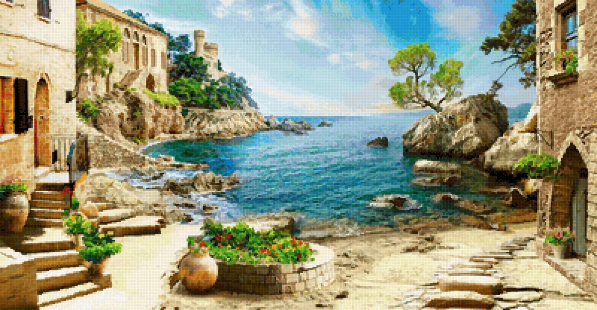 Морской дворик - предпросмотр