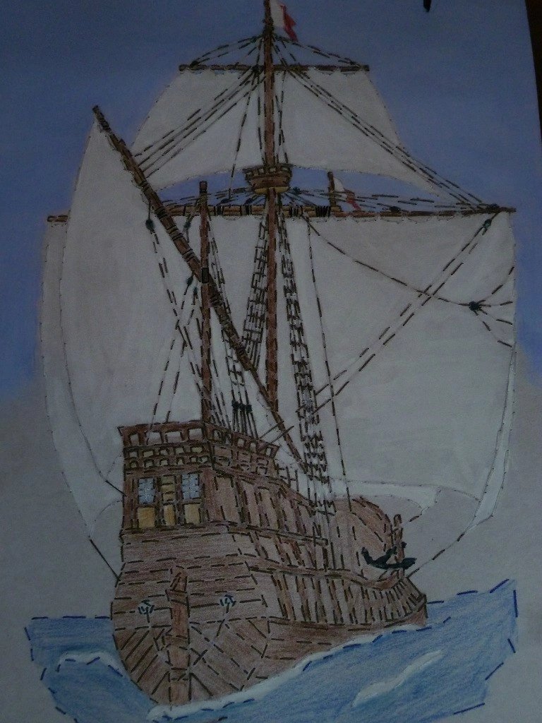 Бриг - море, паруса, бриг - оригинал